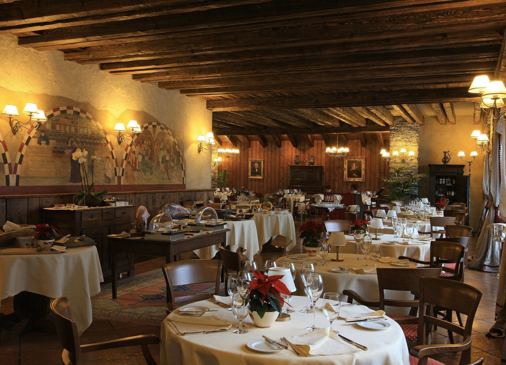 Relais Mont Blanc Hotel & Spa La Salle Εστιατόριο φωτογραφία